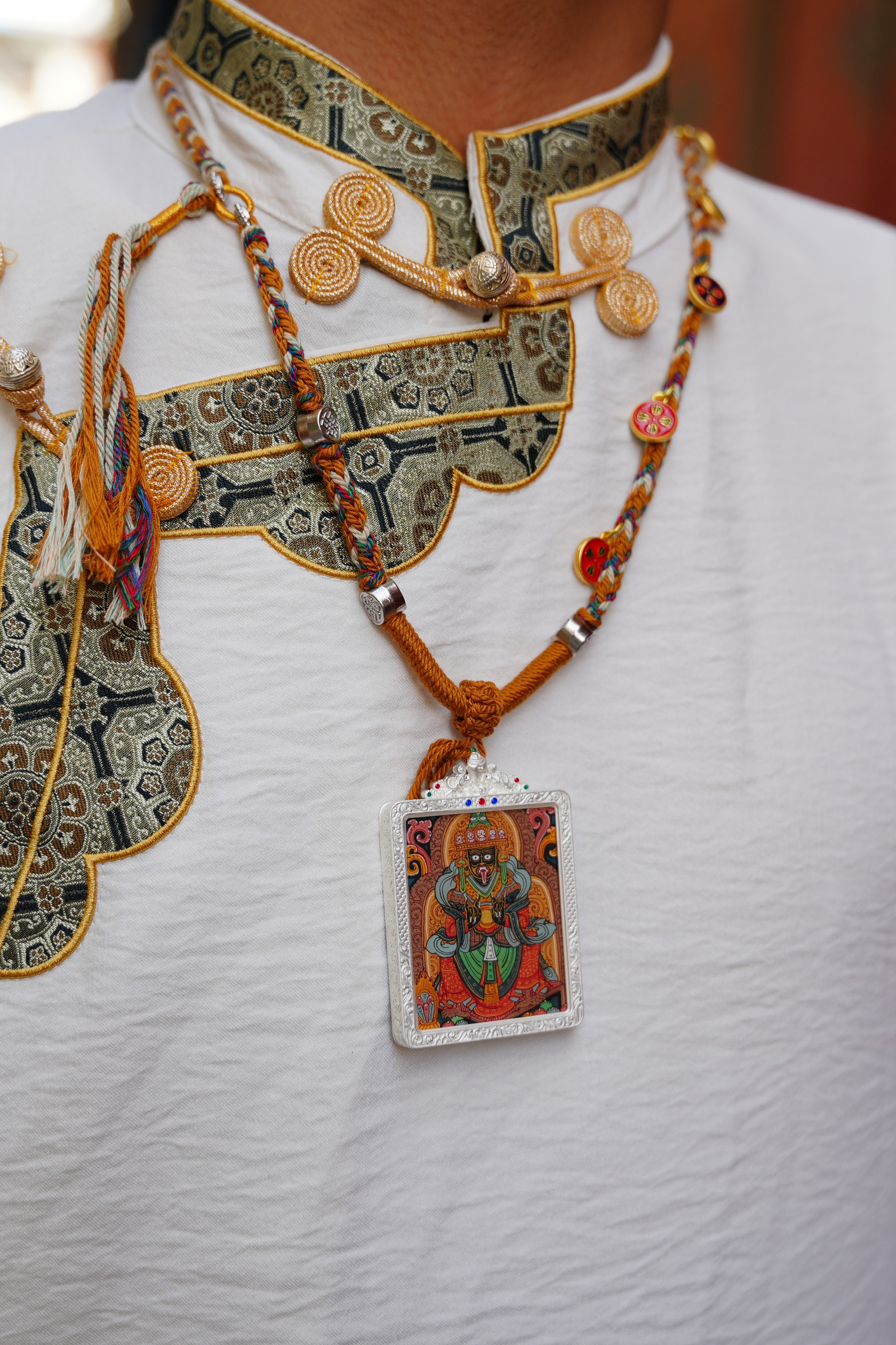 Buddha Trace Tibetan Zashi Lhamo Thangka Buddha Trace