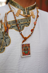 Buddha Trace Tibetan Zashi Lhamo Thangka Buddha Trace